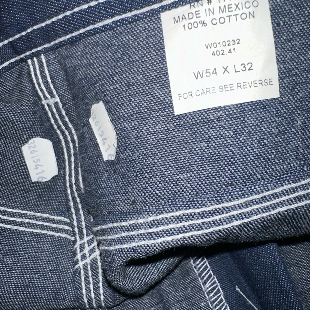 Key Authentic Dungaree Jeans 54x32 Big‎ And Tall NWT - Picture 8 of 8